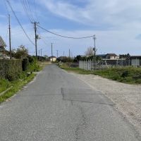 千葉県いすみ市岬町中原の売買物件/前面道路南東向き