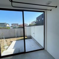 千葉県長生郡一宮町東浪見の売買物件/外のシャワーから室内へそのまま入れてお風呂場へ繋がってる