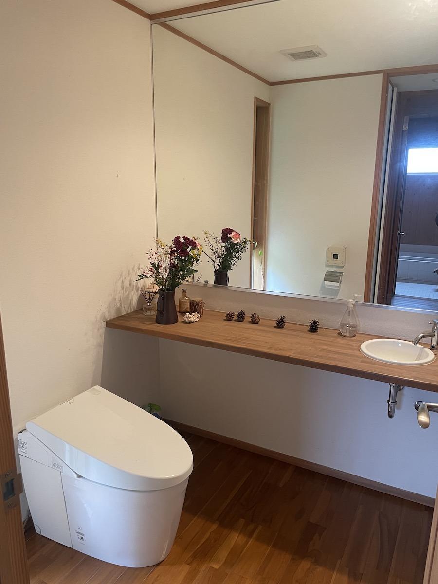 千葉県いすみ市日在の売買物件/ゆったりとしたトイレルーム