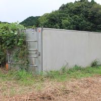 千葉県夷隅郡大多喜町田代の売買物件/残置物のコンテナの様子