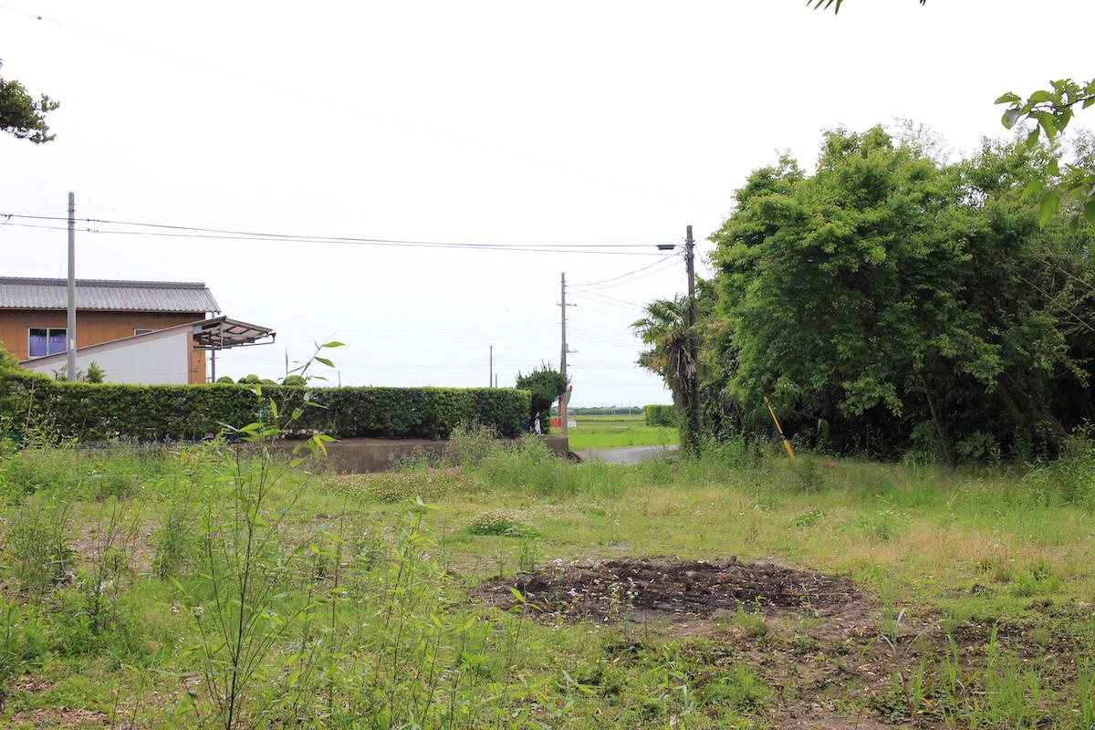 千葉県いすみ市岬町中原の売買物件/物件奥北側から接道方向を眺める