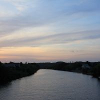 千葉県いすみ市岬町中原の売買物件/夕暮れのリバーサイドはいつ見ても絵になります