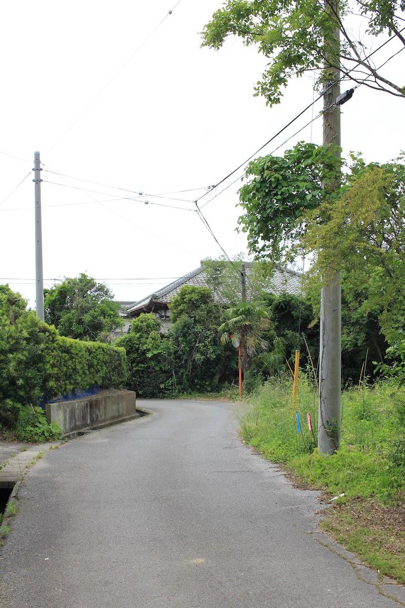 千葉県いすみ市岬町中原の売買物件/物件北側からのアプローチ