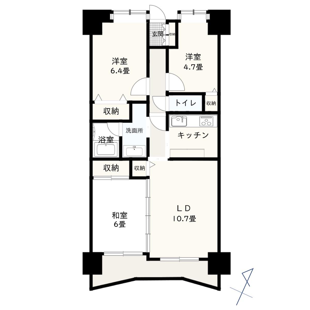 千葉県東金市田間の賃貸物件