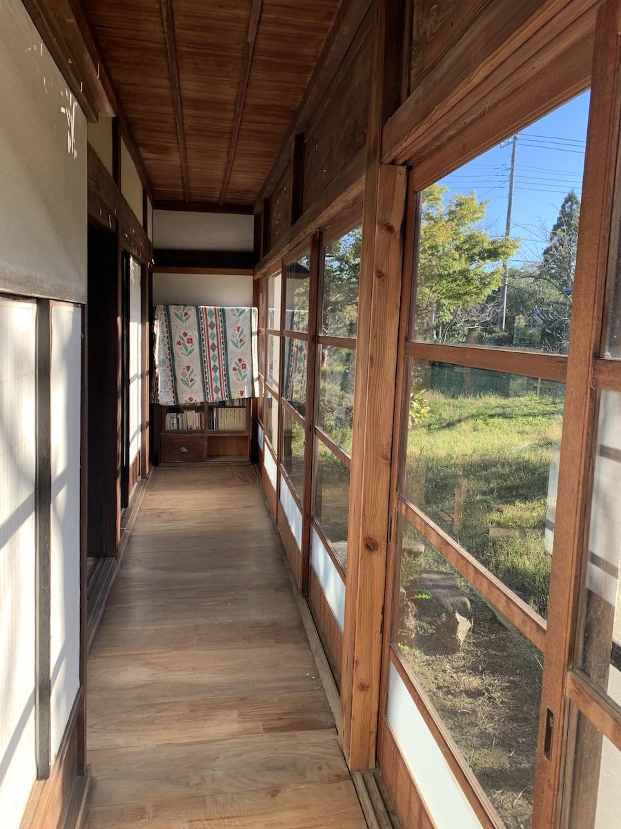 千葉県いすみ市楽町の賃貸物件/古民家の醍醐味のひとつ、回り廊下（南側）