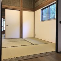 千葉県大網白里市南今泉の賃貸物件/既存の部分と手直しした部分。色のコントラストが心地よい