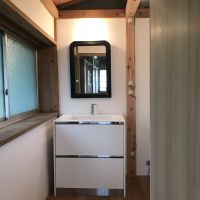 千葉県大網白里市南今泉の賃貸物件/洗面台の様子。こちらも現代風に