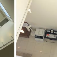 千葉県千葉市美浜区高浜の売買物件/リビングにある吹き抜けを見上げて、見下ろす