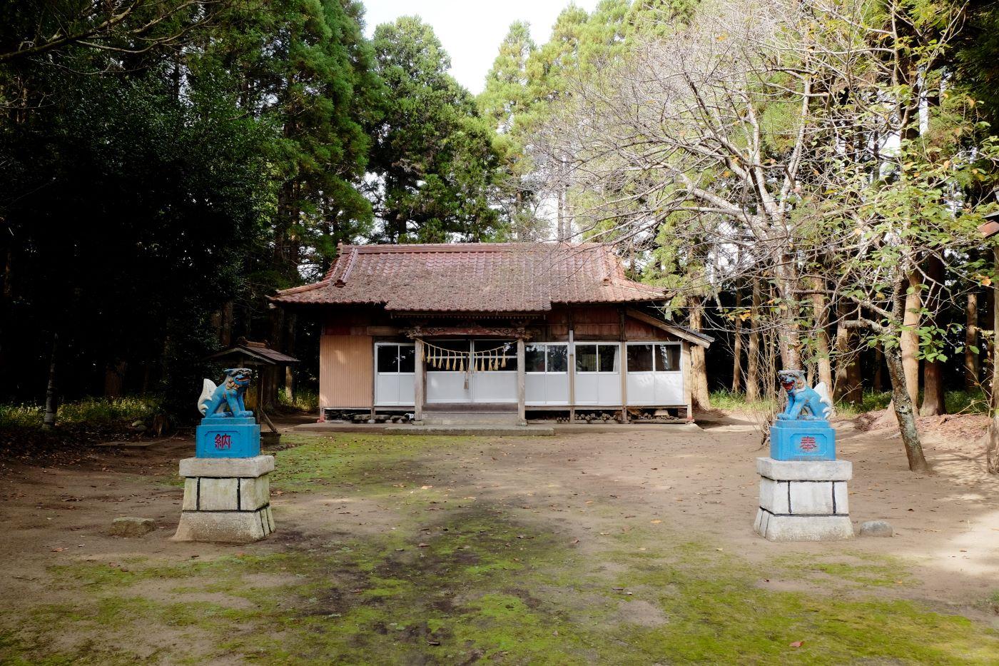 千葉県長生郡長生村本郷の売買物件/近所の神社。正月にはその年の農作物の出来映えや、景気、不景気、吉凶を占う「筒粥占い」が行られるそうです
