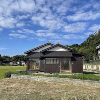 千葉県大網白里市大竹の売買物件/物件東側。玄関はこちらです