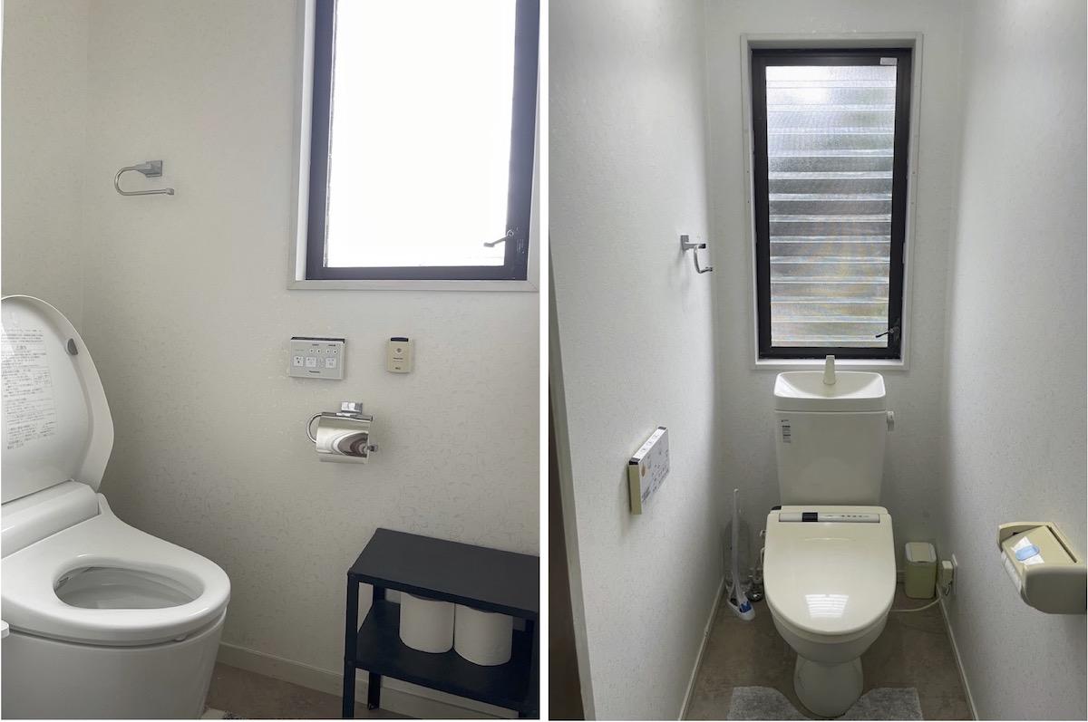 千葉県勝浦市浜勝浦の売買物件/トイレは１階と２階にそれぞれございます
