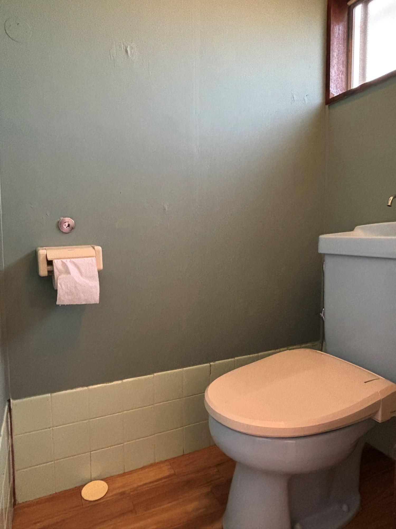 千葉県茂原市弓渡の賃貸物件/トイレの温熱便座は新設