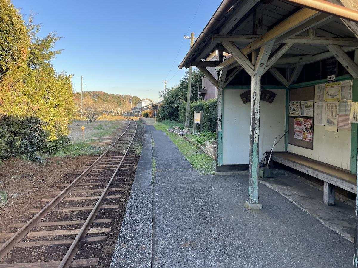 いすみ市行川の売買物件/無人の上総中川駅はなんともレトロな雰囲気