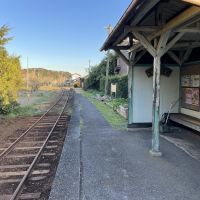 いすみ市行川の売買物件/無人の上総中川駅はなんともレトロな雰囲気