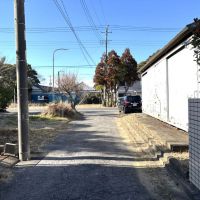 千葉県山武市姫島の賃貸物件/建物側面の道路