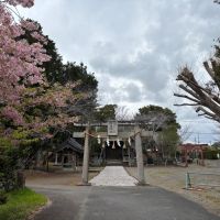 千葉県南房総市安馬谷の売買物件/近所の三嶋神社。物件に良きご縁があるようお願いしました