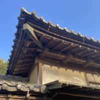 千葉県市原市山倉の売買物件/母屋の軒裏の様子。まだまだしっかりとした印象です