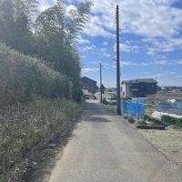 千葉県市原市山倉の売買物件/前面道路の様子（南方向）