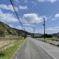 千葉県富津市竹岡の売買物件/物件接道の様子（南東側）