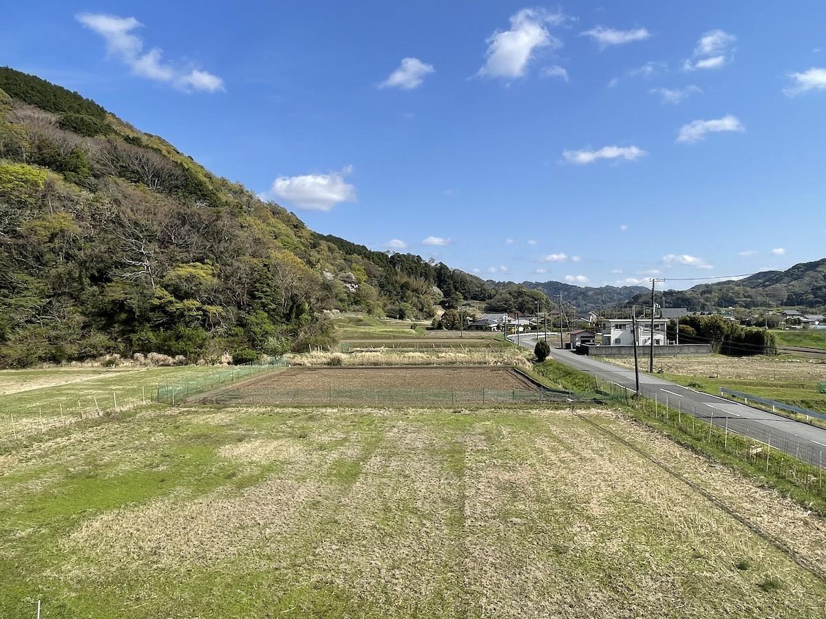 千葉県富津市竹岡の売買物件/2階から見た風景。こちらも大開放です！