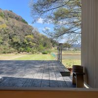 千葉県富津市竹岡の売買物件/湯船から見た景色。贅沢です
