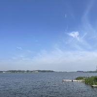 千葉県我孫子市白山の賃貸物件/手賀沼の東端、水門付近の風景