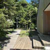 千葉県いすみ市岬町椎木の売買物件/アプローチ終点。敷地奥側から見てもいい感じ