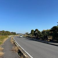 大網白里市細草の売買物件/広域農道は緩いうねりが気持ち良い。農耕作業車優先・安全運転でお願いします