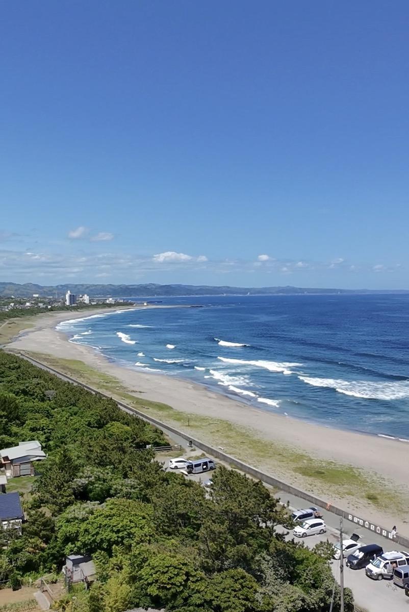 千葉県南房総市千倉町北朝夷の売買物件/物件敷地上空から。南房総の海辺らしい、開放感のある環境です！
