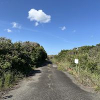 千葉県館山市佐野の売買物件/敷地南東側の接道の様子