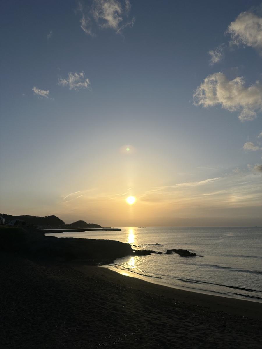千葉県館山市佐野の売買物件/物件近くの夕景。こちらも絵になります