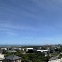 千葉県長生郡一宮町東浪見の売買物件/屋上からの景色。南寄りに海を眺める