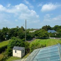 千葉県長生郡白子町八斗の売買物件/屋根にあるガラス部分がパッシブソーラーのパネル