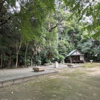 千葉県我孫子市緑の売買物件/前面道路の奥は志賀直哉の邸宅跡地。現在は緑地として憩いの場に