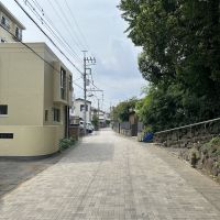 千葉県我孫子市緑の売買物件/前面道路を西側に眺める