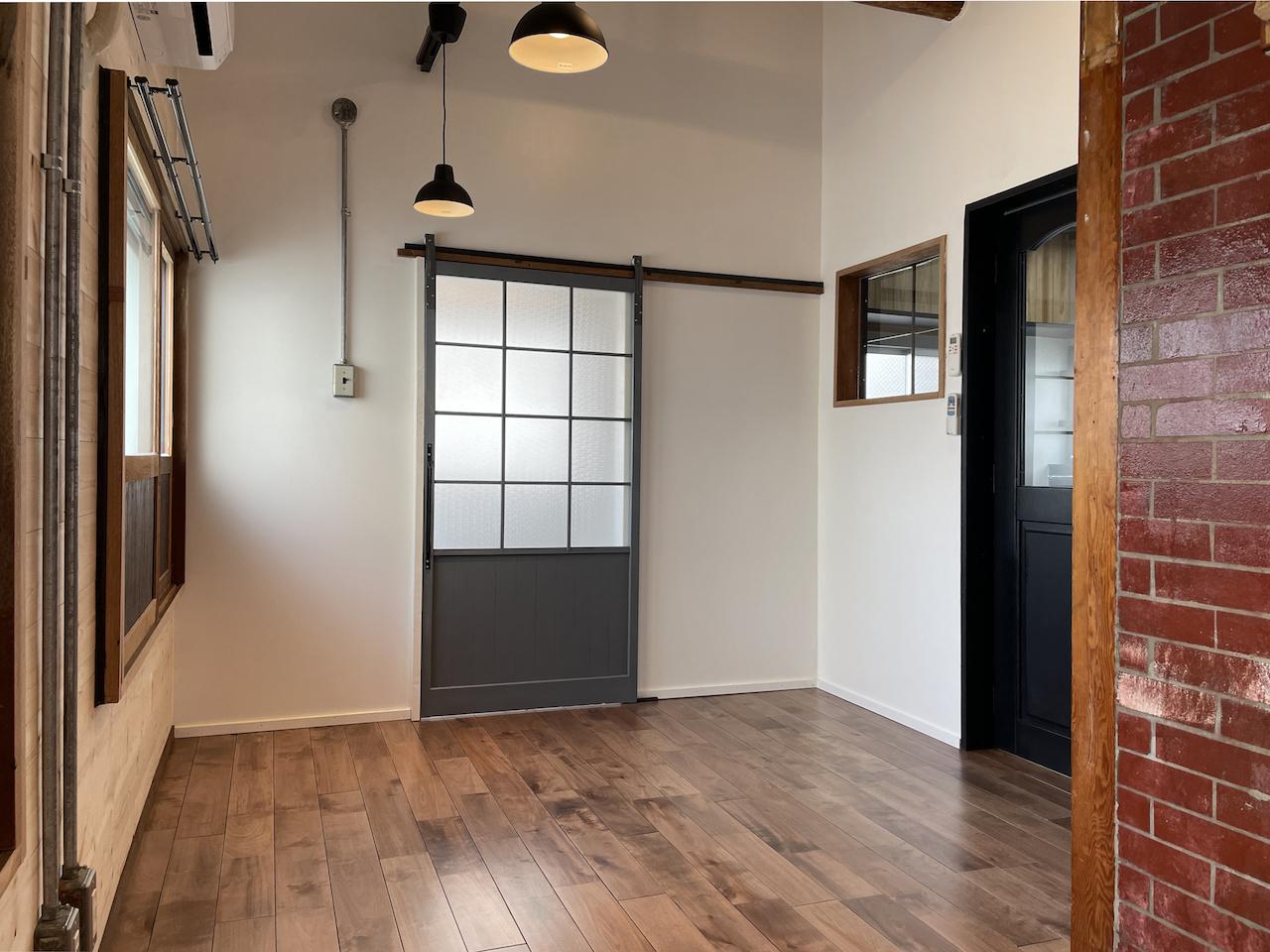 福岡市南区玉川の賃貸物件/ブルックリンスタイルのお部屋。