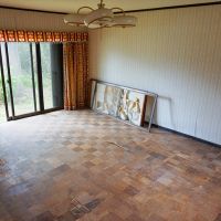 糸島市志摩井田原の売買物件/床が抜けているお部屋。この古民家、シロアリの問題もありそうですので、再生のハードルは高そう。乗り越える気概のある方、是非ご連絡を。