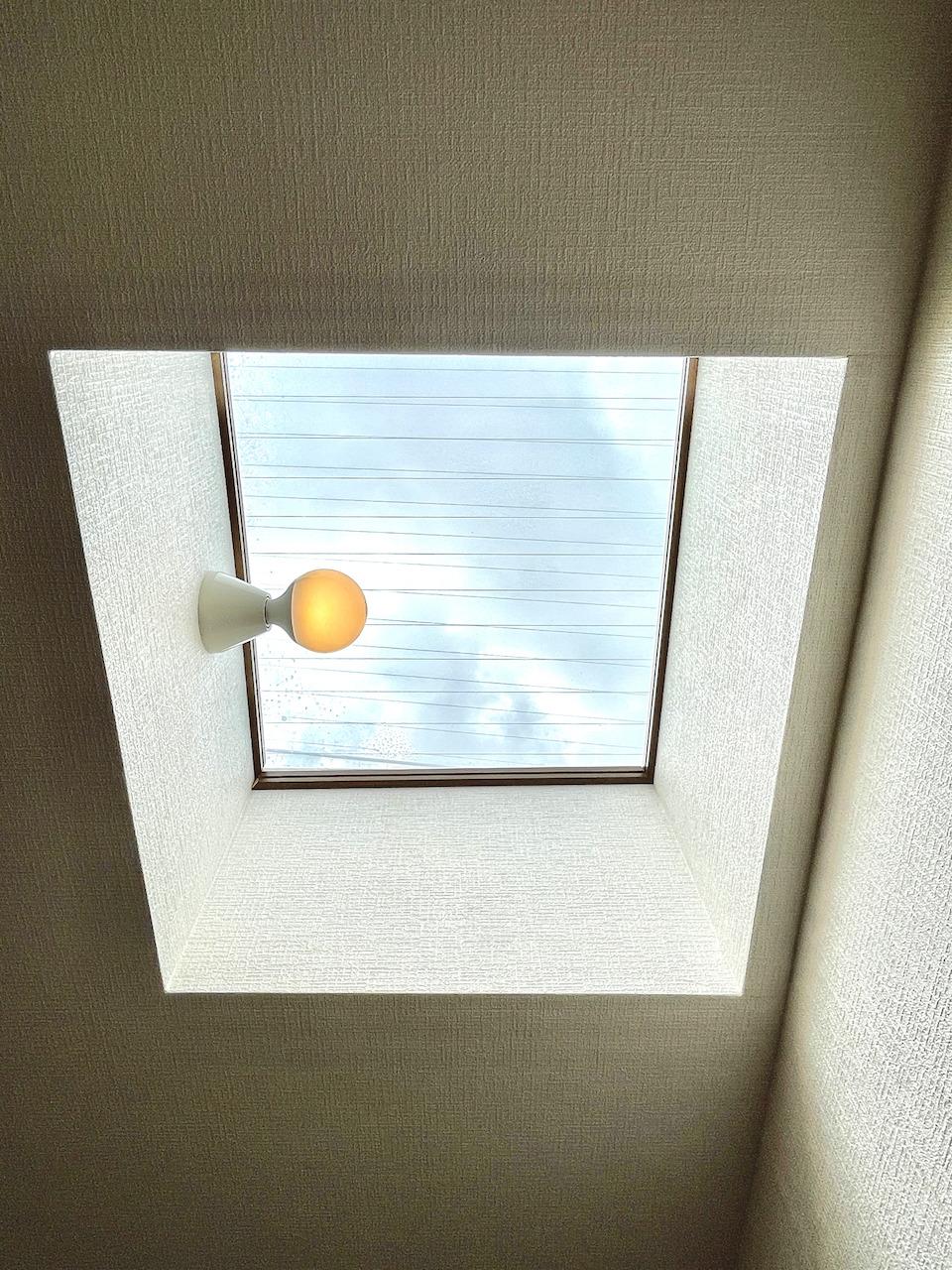 福岡市中央区大濠の賃貸物件/LDKの天窓からも光が。