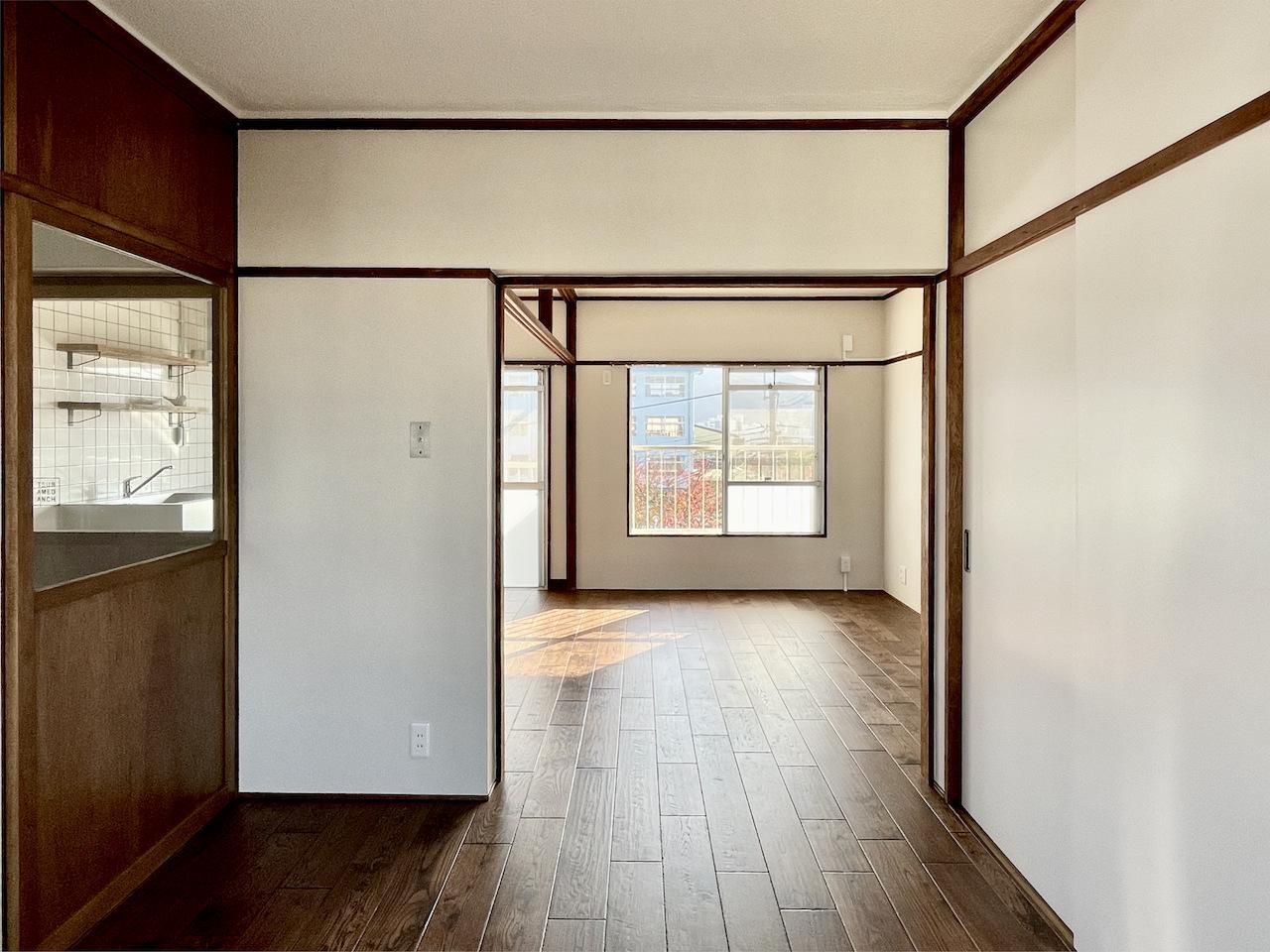 福岡市城南区金山団地の賃貸物件/洋室1。LDKとつながる抜けたお部屋。