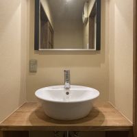 福岡市博多区堅粕の賃貸物件/可愛い洗面所。