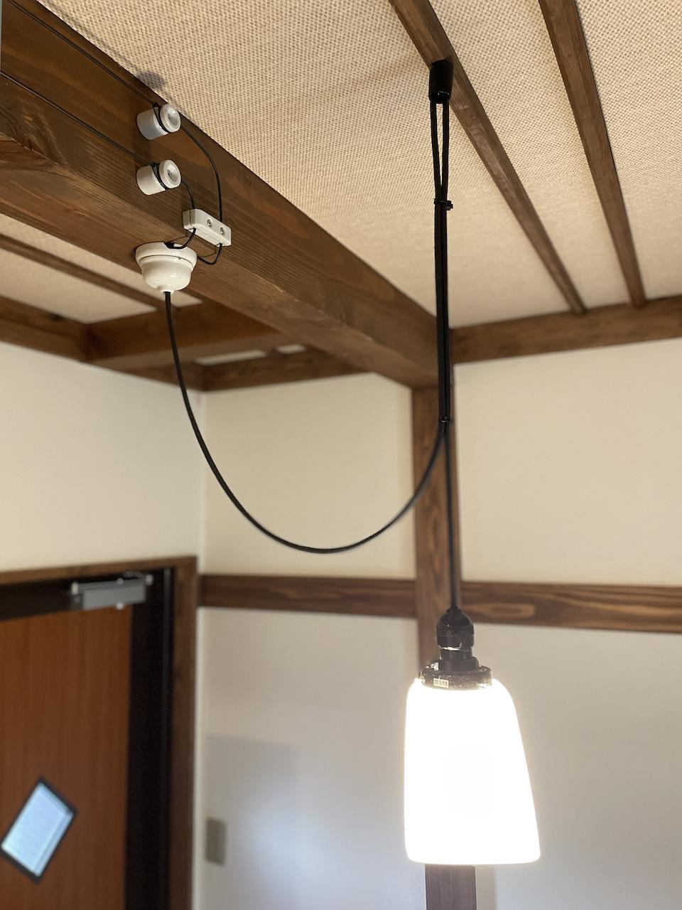 福岡市博多区堅粕の賃貸物件/碍子（がいし）引き配線にするこだわりっぷり。