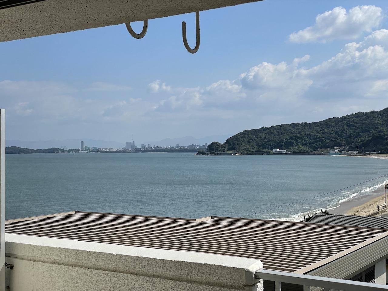 福岡市西区今宿の売買物件/バルコニーからの眺望。