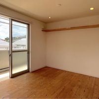 福岡市中央区小笹の賃貸物件/木製のラック付き。