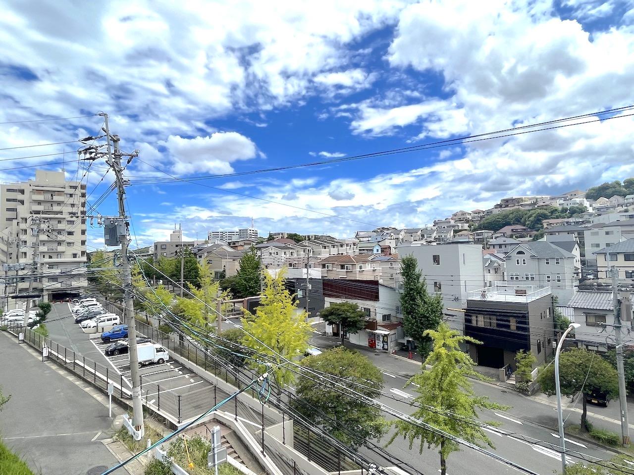 福岡市中央区小笹の賃貸物件/高台にあるため眺望は良好。