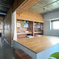 福岡市西区今宿駅前の売買物件/奥は机になっており、作業なども捗りそう。