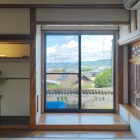 うきは市浮羽町流川の売買物件/和室からの何気ないビューですら、いい感じ。