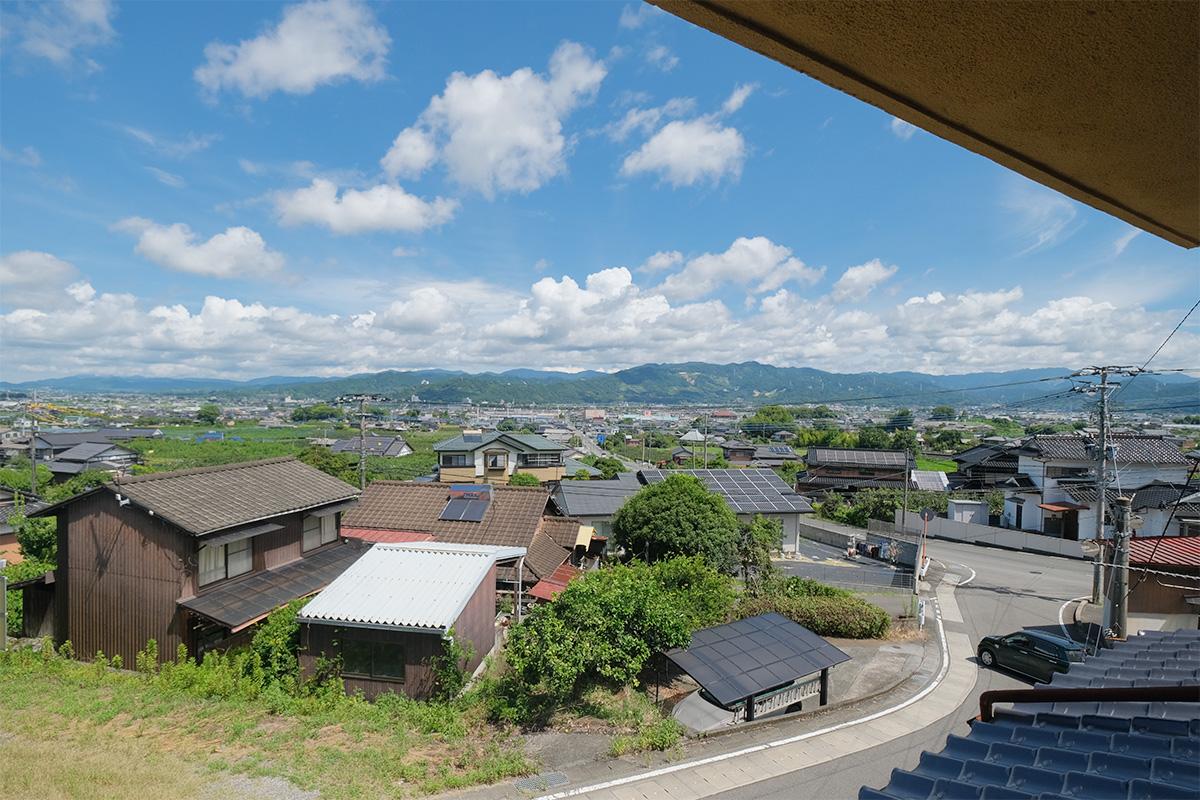 うきは市浮羽町流川の売買物件/2階からの眺望。ヤッホー！
