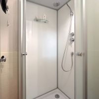 福岡市中央区天神の賃貸物件/なんとシャワールームまで完備されているという。