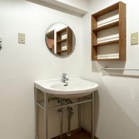 福岡市中央区鳥飼の賃貸物件/シンプルな洗面所。
