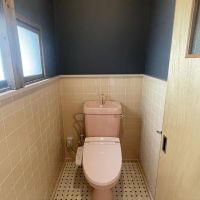 福岡市南区南大橋の賃貸物件/可愛いピンクのトイレ